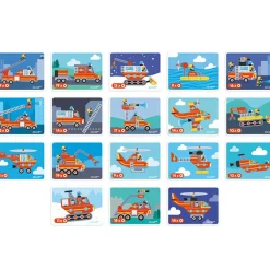 Clearance Jeu magnétique Magneti'book Pompiers Jeu Magnétique