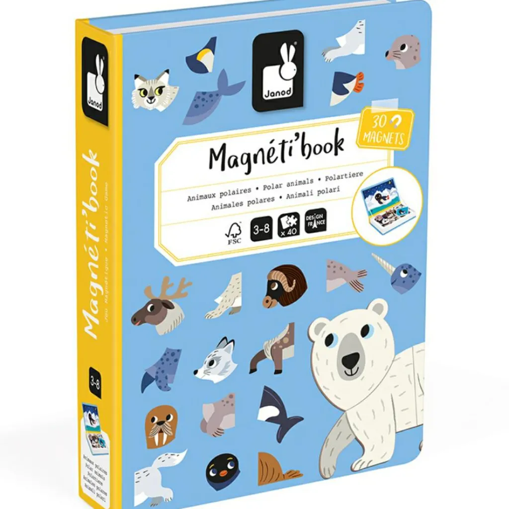 Outlet Jeu magnétique Magneti'book Animaux polaires Jeu Magnétique