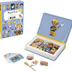 New Jeu magnétique Magneti'Book Métiers Jeu Magnétique