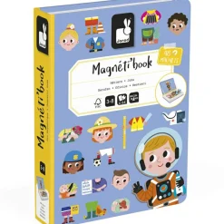 New Jeu magnétique Magneti'Book Métiers Jeu Magnétique