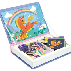 New Jeu magnétique Magneti'book Licornes Jeu Magnétique