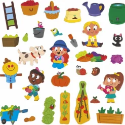 Hot Jeu magnétique Magneti'Stories Le Potager Jeu Magnétique