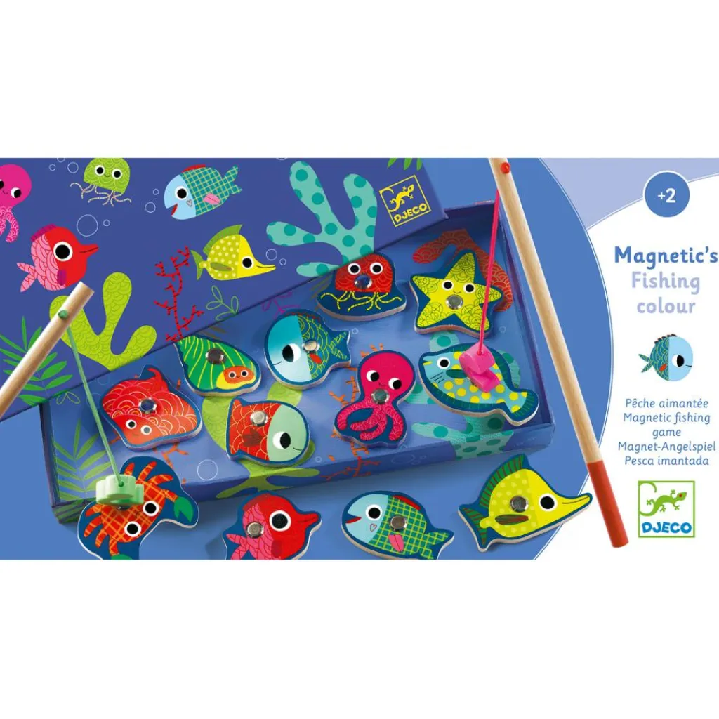 Sale Jeu magnétique Pêche colorée Jeu De Société