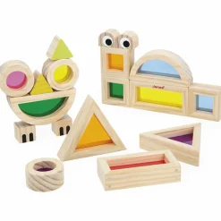 Discount Jeu sensoriel Blocs translucides (18 pièces) Jeu De Construction