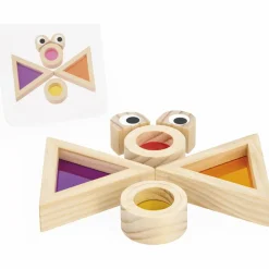 Discount Jeu sensoriel Blocs translucides (18 pièces) Jeu De Construction