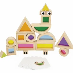 Discount Jeu sensoriel Blocs translucides (18 pièces) Jeu De Construction