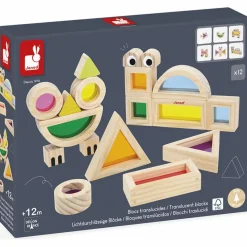 Discount Jeu sensoriel Blocs translucides (18 pièces) Jeu De Construction
