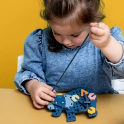 Clearance Jeux de laçage bois animaux Jeu De Construction