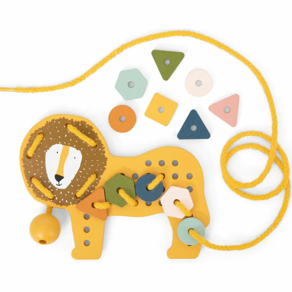 Clearance Jeux de laçage bois animaux Jeu De Construction