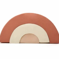 Best Jeux en mousse Milo arc-en-ciel bois de rose, milk, nude (3 blocs) Parcours De Motricité