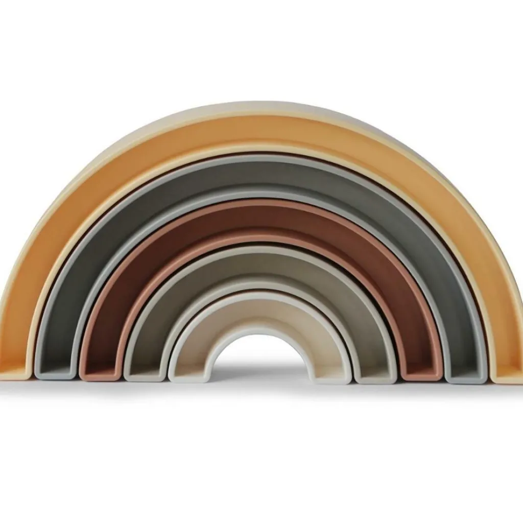 Sale Jouet à empiler Arc-en-ciel Sol Jouet À Empiler