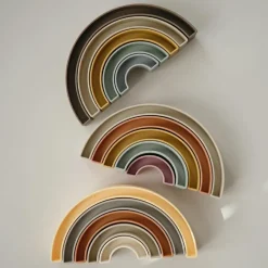 New Jouet à empiler Arc-en-ciel Tropical Jouet À Empiler