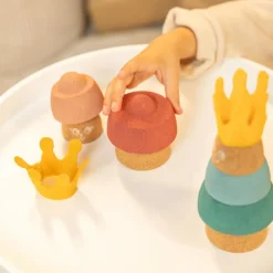 Best Jouet à empiler Roi en liège Jouet À Empiler