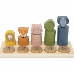 Outlet Jouet à encastrer 2 en 1 en bois Jouet À Encastrer