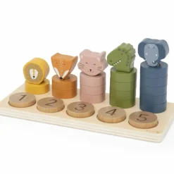 Outlet Jouet à encastrer 2 en 1 en bois Jouet À Encastrer