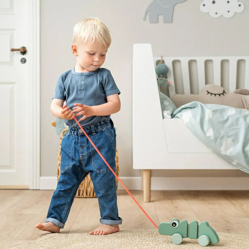 Jouet à tirer Croco Vert Jouet À Tirer / Pousser