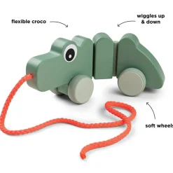 Jouet à tirer Croco Vert Jouet À Tirer / Pousser