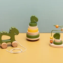 Jouet à tirer en bois Mr. Dino Jouet À Tirer / Pousser