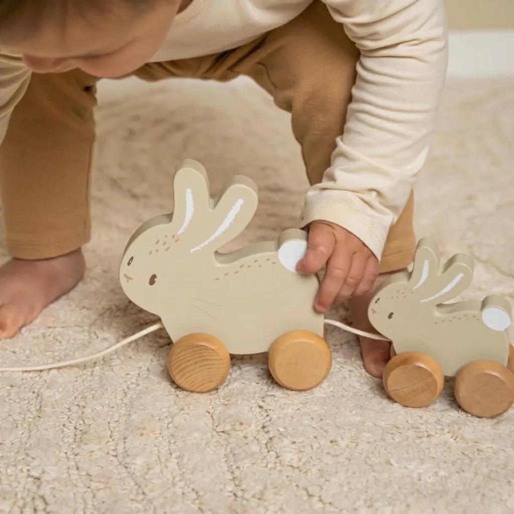 Outlet Jouet à tirer Lapin Baby bunny Jouet À Tirer / Pousser
