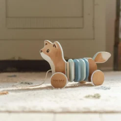 Discount Jouet à tirer renard en bois FSC Forest Friends Jouet À Tirer / Pousser