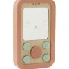 Hot Jouet d'activités téléphone en silicone et bois Mrs. Cat Jouet D'Activités