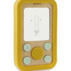 New Jouet d'activités téléphone en silicone et bois Mr. Lion Jouet D'Activités