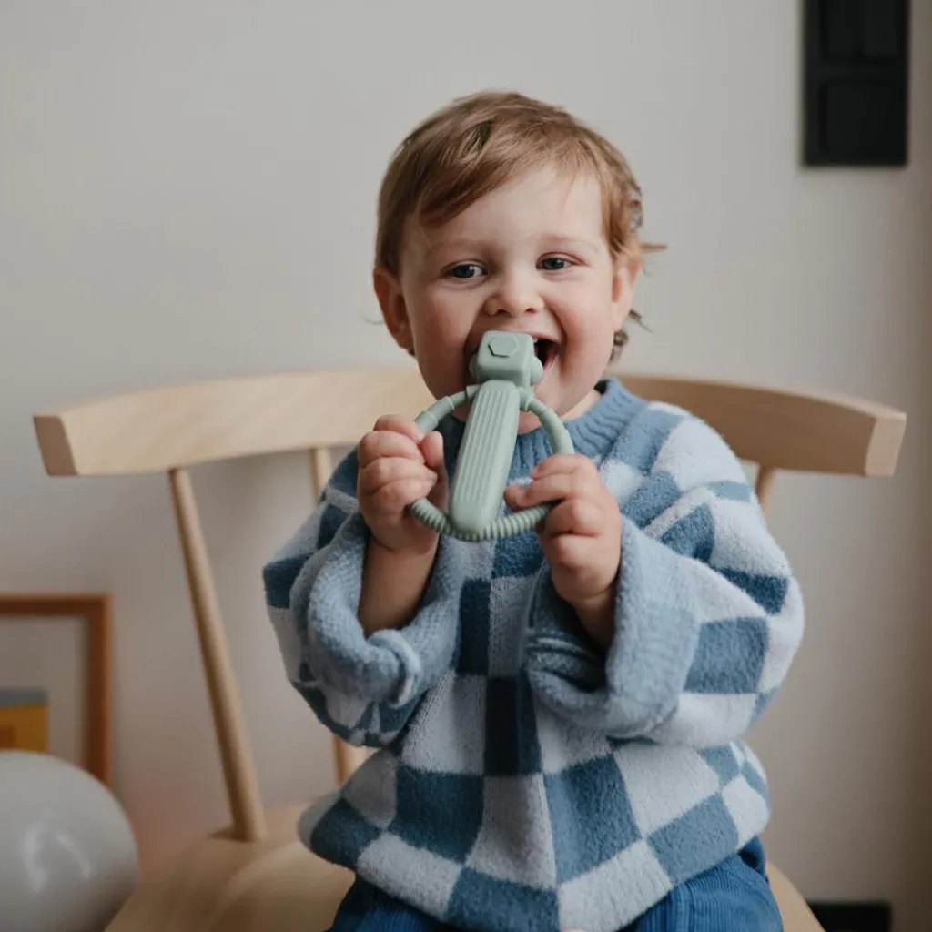 Clearance Jouet de dentition en silicone Robot Jouet / Anneau De Dentition