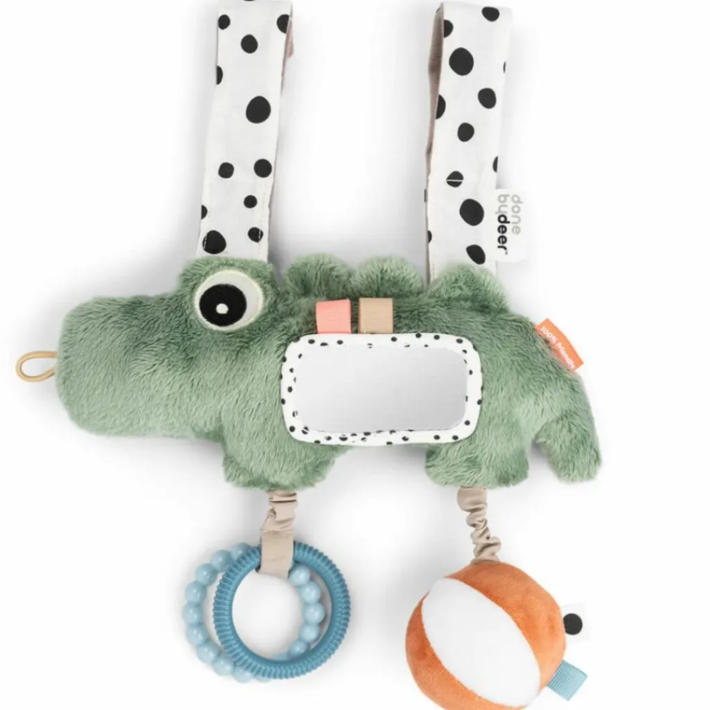 Discount Jouet d'éveil à suspendre Croco Vert Jouet D'Activités À Suspendre