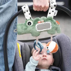 Discount Jouet d'éveil à suspendre Croco Vert Jouet D'Activités À Suspendre