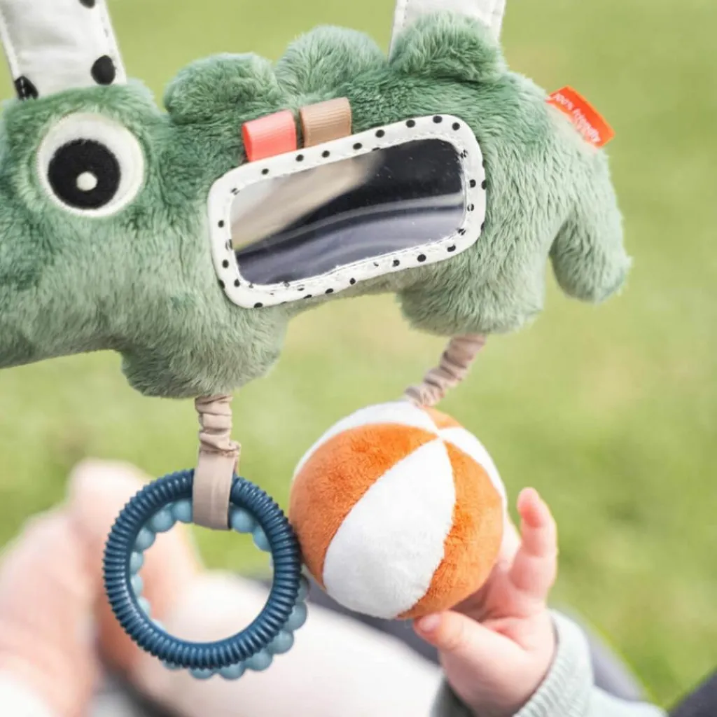 Discount Jouet d'éveil à suspendre Croco Vert Jouet D'Activités À Suspendre