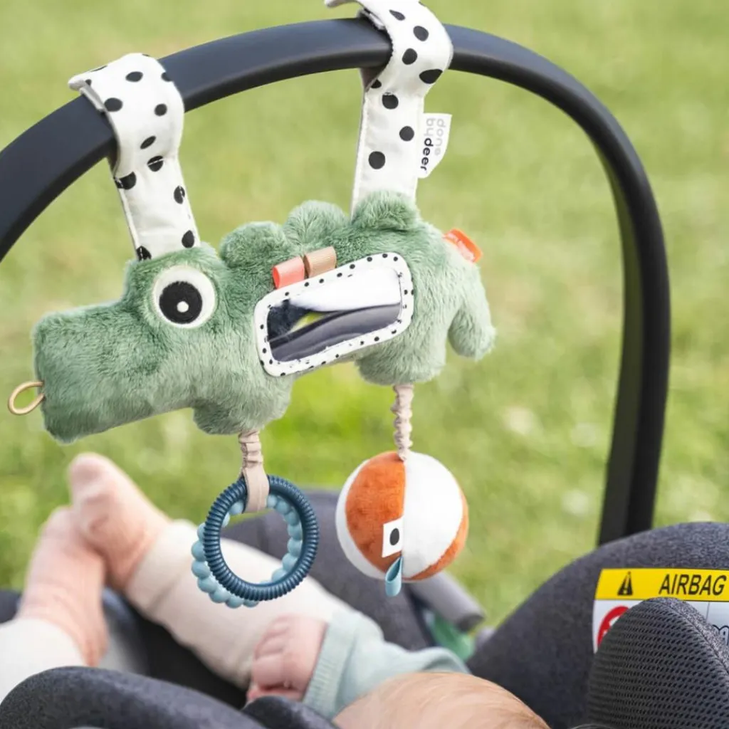 Discount Jouet d'éveil à suspendre Croco Vert Jouet D'Activités À Suspendre