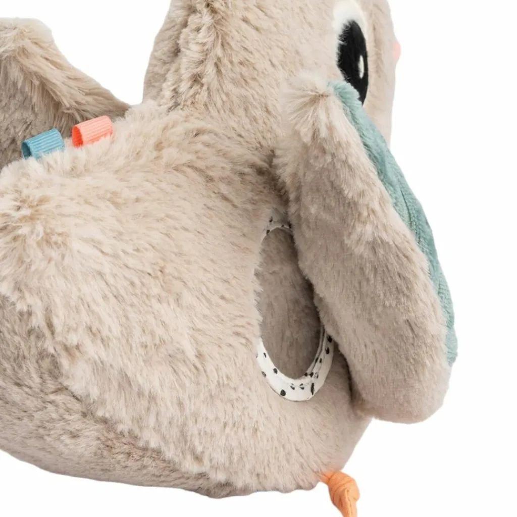 Hot Jouet d'éveil Hide&Seek Clucky Sable Peluche D'Activités