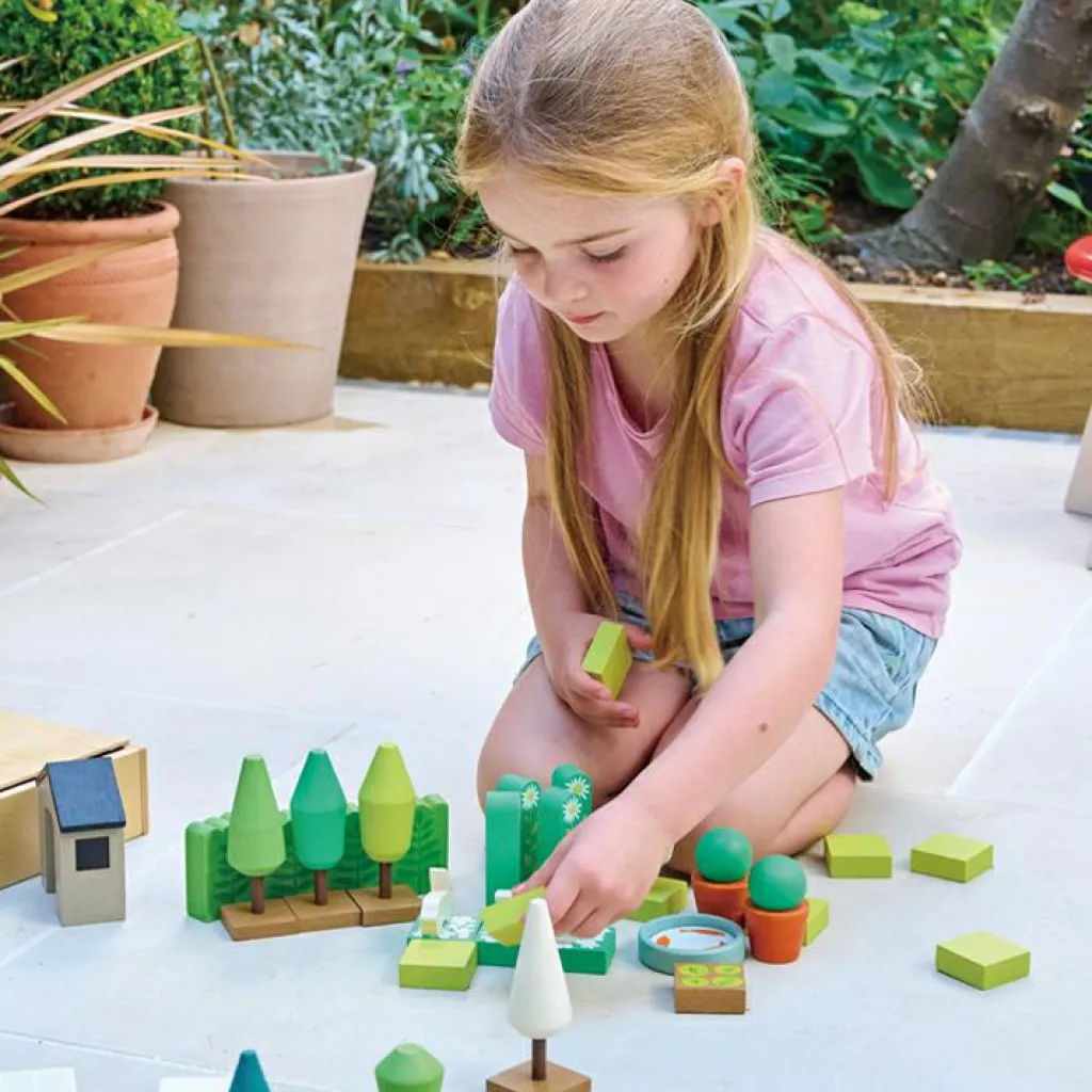 Clearance Jouet en bois créateur de jardin Jouet À Empiler