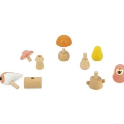 New Jouet en bois Oiseaux et Champignons WWF Jeu De Motricité Fine