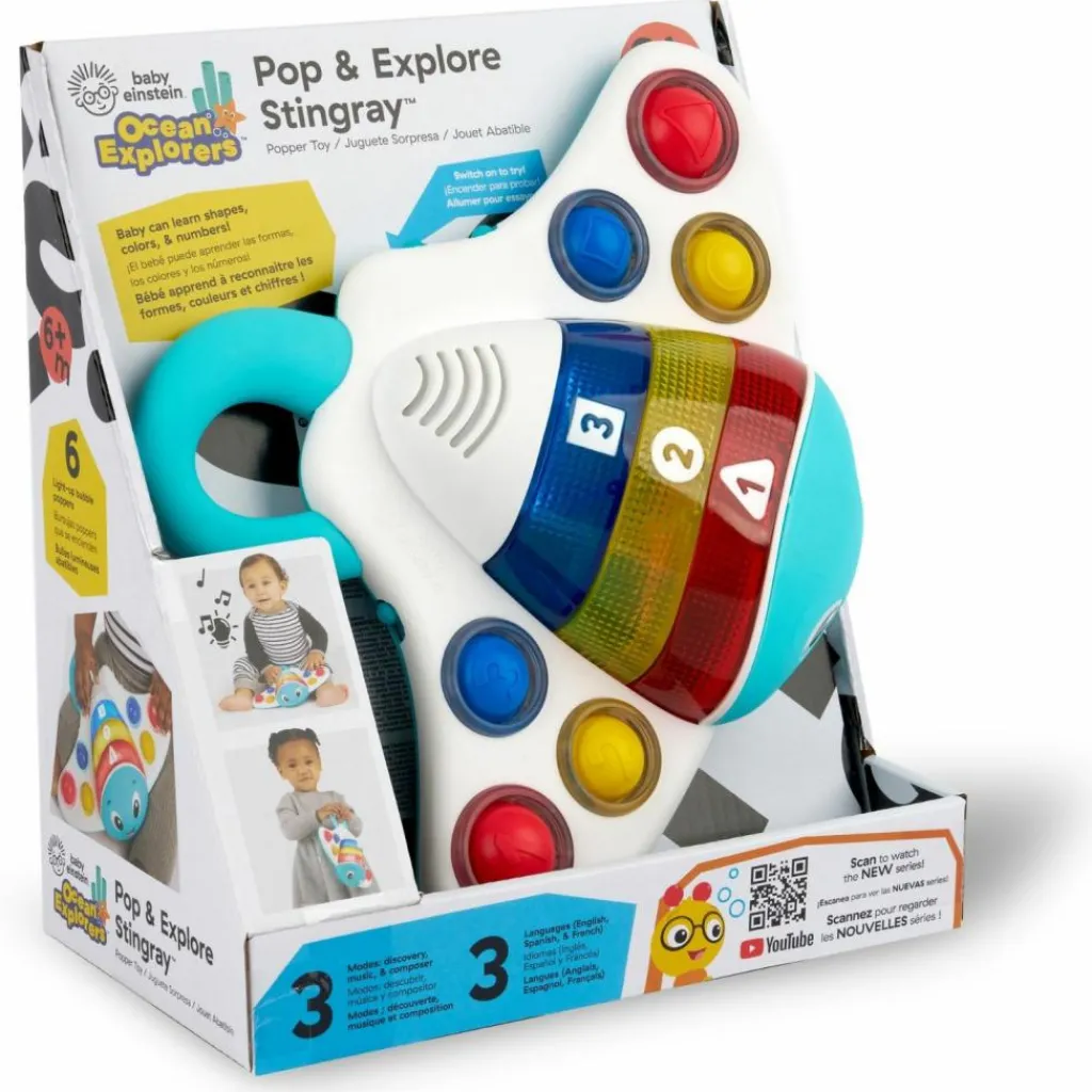 New Jouet multisensoriel Pop & Explore Ocean Explorer Eveil Musical