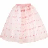 Best Jupon long Cœurs paillettes Rose (4-8 ans) Enfant Déguisement Enfant