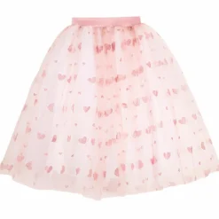 Best Jupon long Cœurs paillettes Rose (4-8 ans) Enfant Déguisement Enfant