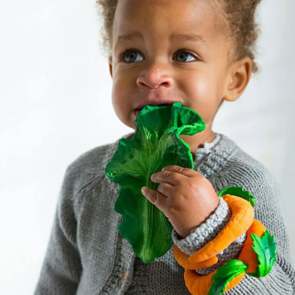 Online Kendall la feuille de chou en latex d'hévéa Jouet / Anneau De Dentition