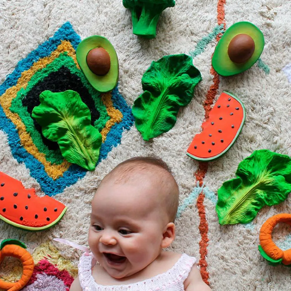 Online Kendall la feuille de chou en latex d'hévéa Jouet / Anneau De Dentition
