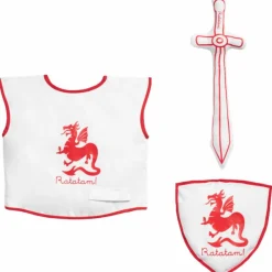 Best Kit chevalier Blanc et Rouge (3-8 ans) Enfant Déguisement Enfant