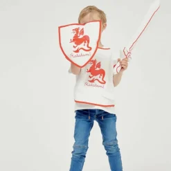 Best Kit chevalier Blanc et Rouge (3-8 ans) Enfant Déguisement Enfant