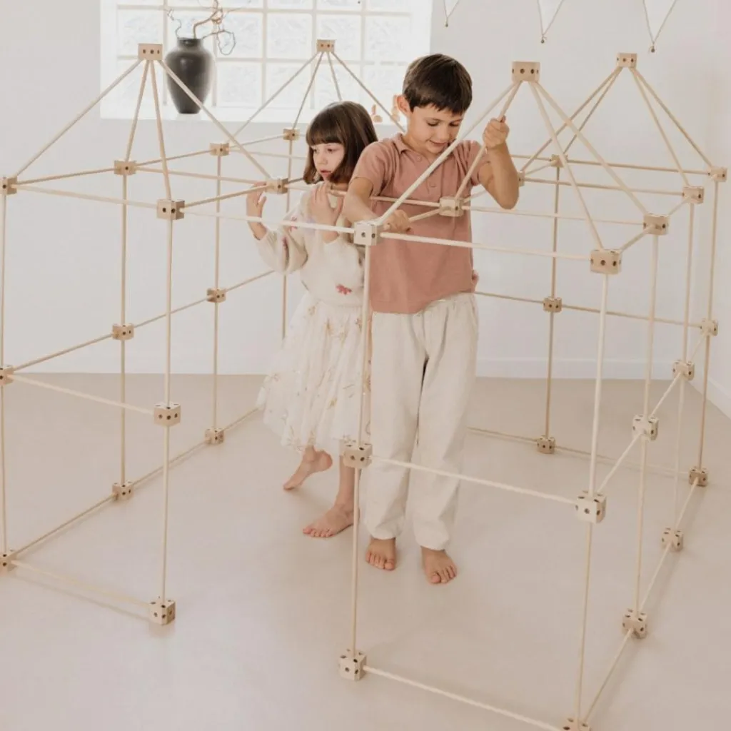 Sale Kit de construction cabane d'intérieur 1001 Cabanes - Pack Grizzly 155 pièces Cabane Intérieur