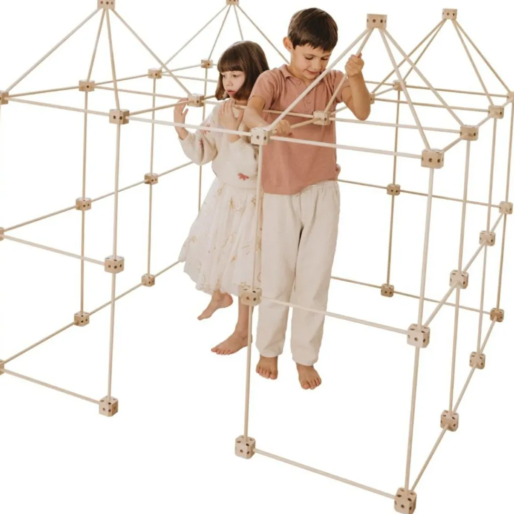 Sale Kit de construction cabane d'intérieur 1001 Cabanes - Pack Grizzly 155 pièces Cabane Intérieur