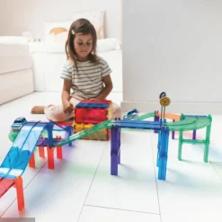 Best Kit de construction magnétiques circuit de couleur vive (65 pièces) Jeu De Construction