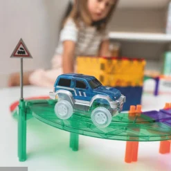 Best Kit de construction magnétiques circuit de couleur vive (65 pièces) Jeu De Construction