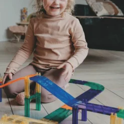 Best Kit de construction magnétiques circuit de couleur vive (65 pièces) Jeu De Construction