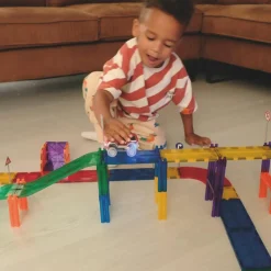 Best Kit de construction magnétiques circuit de couleur vive (65 pièces) Jeu De Construction