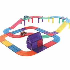 Best Kit de construction magnétiques circuit de couleur vive (65 pièces) Jeu De Construction
