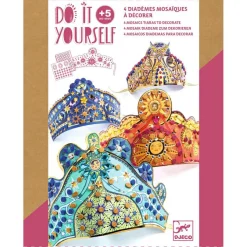 Kit DIY 4 diadèmes mosaïques à décorer Enchanteresses Activités Manuelles