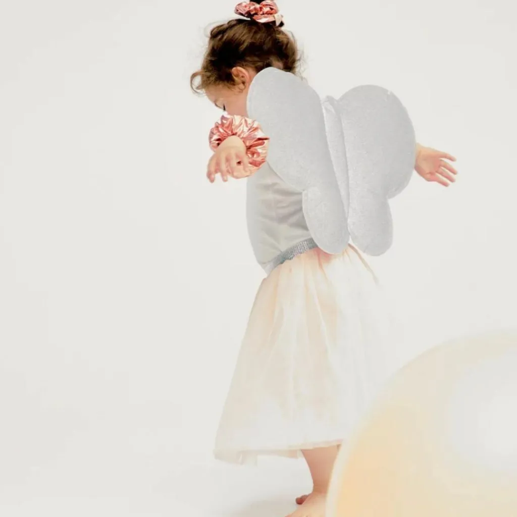 Clearance Kit papillon Rose et Argent (3-8 ans) Enfant Déguisement Enfant